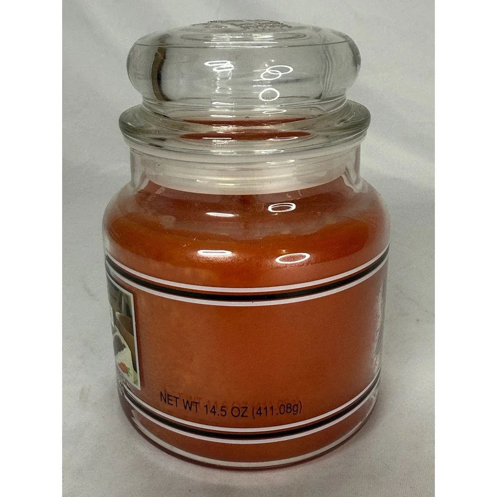 Yankee Candle 14.5 Oz CARROT CAKE Discontinued BLACK BAND. Housewarmer RARE